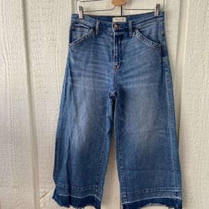 Madewell Wide Leg Crop Jeans
